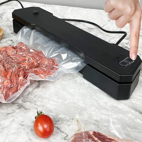 Vacuum Sealer - Food Vacuum Sealer Machine, Automatic Food Vacuum Sealer For Food Preservation, Newly Sealing Packing System, For Home & Office