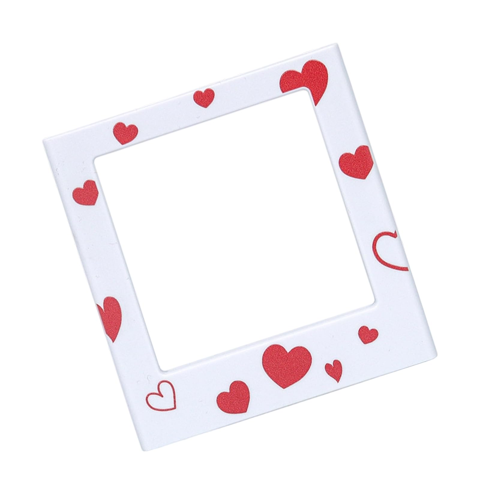Attachment Photo Frame Square Design with Decorative Borders for Refrigerator Display HassleFree Installation Not Damage Fridge Frame