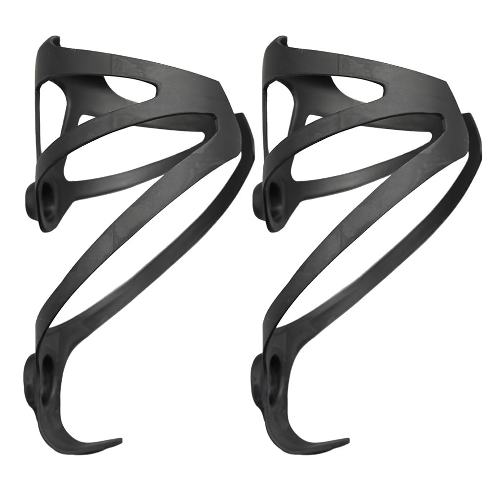 Fahrrad Flaschenhalter Flaschenhalter fürs Fahrrad, Kohlefaser, superleicht, for Rennrad, Mountainbike, Fahrrad-Trinkflaschenhalter, matt glänzend Fahrrad GeträNkehalter(2PCS Matte ud)