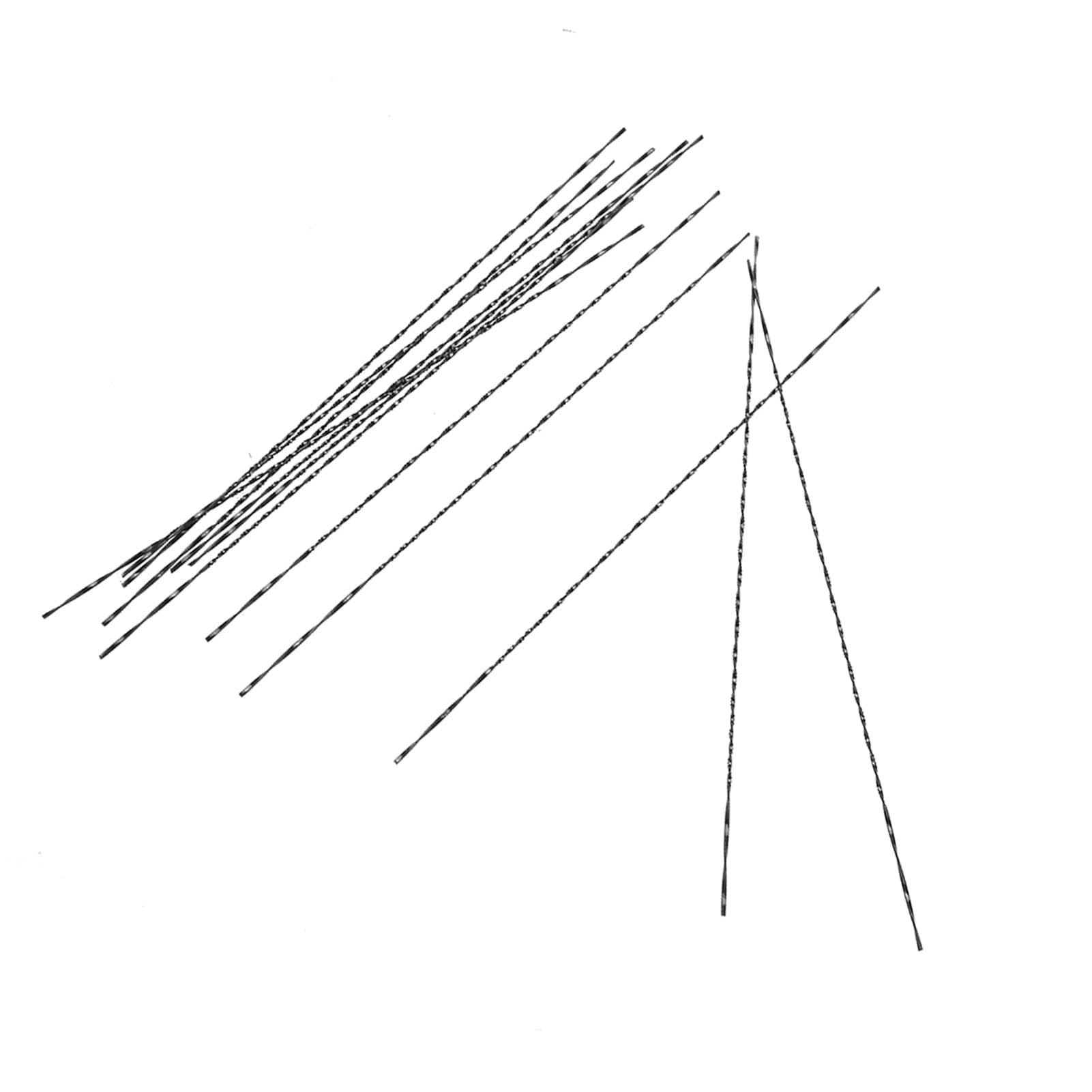 Generic Hojas de Sierra de Plástico de Metal Diente Espiral Afilado de Alta Dureza 12 Piezas para Carpinteros de Taller (hoja de sierra 4#)