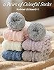 TEHOOK Fuzzy Socks for Women, 6 Pairs Warm Soft Fluffy Thick Cozy Plush Winter Socks for Gifts & Stocking Stuffers #4