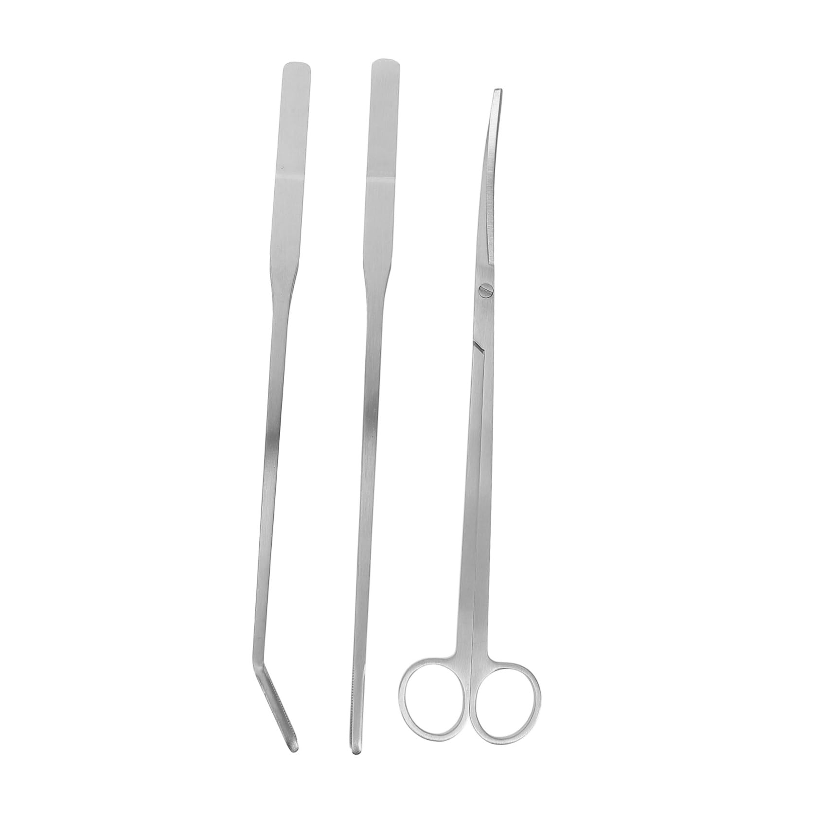 5 Set Strumenti per Acquari Inossidabile e Pinzette per Piante Acquatiche Ergonomici per Manutenzione e Pulizia Del Serbatoio