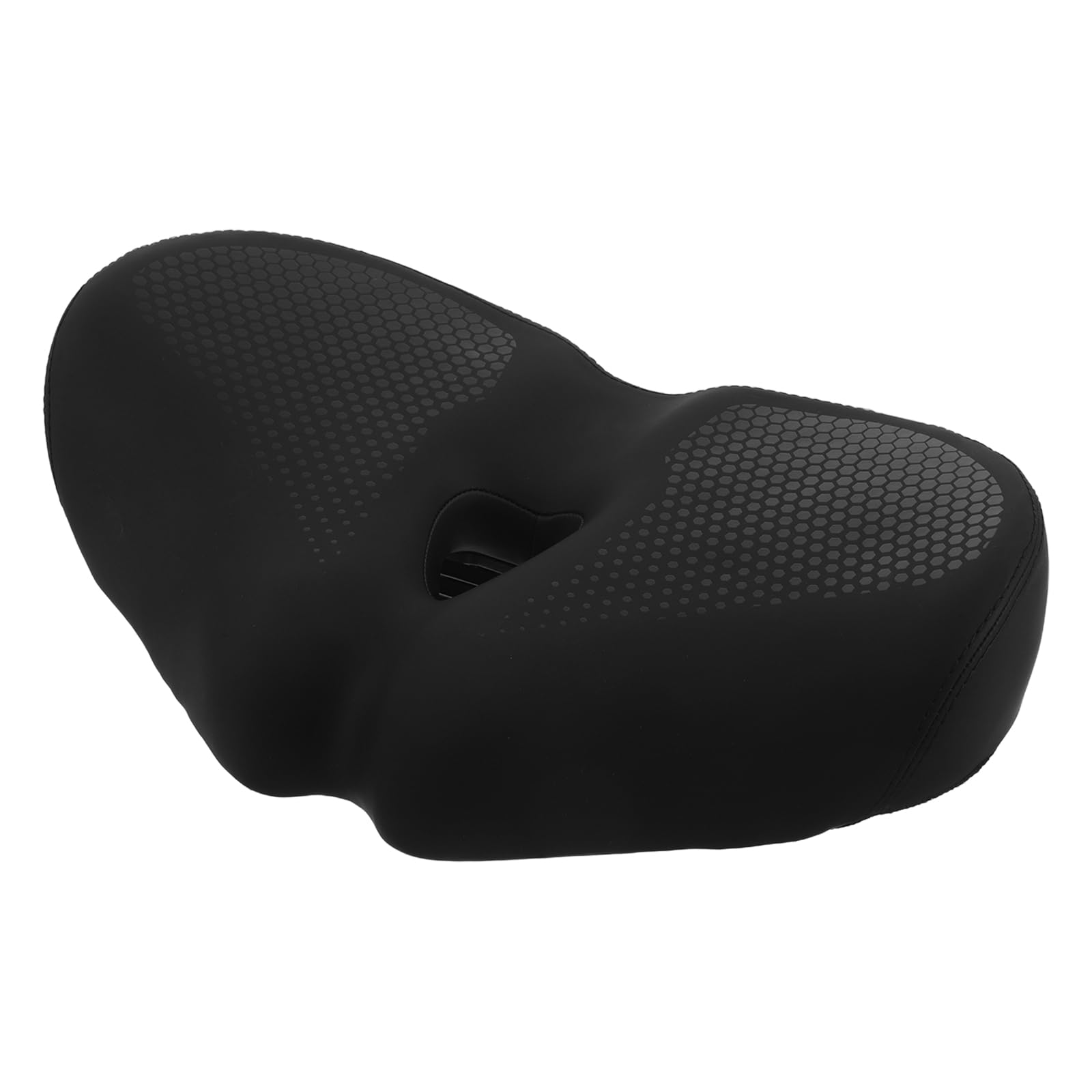 SHINEOFI Breiter Mountainbike Sattel für Herren mit Ergonomischer Stoßdämpfender Form und Extra Weicher Pu Schwamm Polsterung für Komfortables Radfahren Offroad Touren