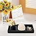 Imagen de Bandeja Decorativa de Baño Rectangular Bandeja de Almacenamiento de Silicona para Dormitorio