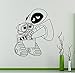 Produktbild Art Wand Aufkleber Wall-E und Eve Disney Cartoons Roboter vinyl Aufkleber Home Decor Ideen Innen herausnehmbarer Kinder Raum Wand Kunst-5 (WLE)
