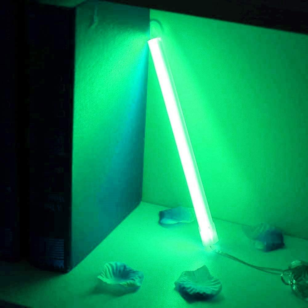 Letter Neon Lights, LED Neon Night Light Neon Lights Wall Decorative Night Light USB Battery for Kids Bedroom Green (1)