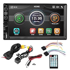 auto mp5 speler, auto video speler, waterdichte camera radio 7in hd touchscreen 2 din auto radio video mp5-7062 speler 4…