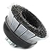 Forney 72885 Wire Cup Brush, Industrial Pro Crimped with Safety Guard 5/8-Inch-11 and M14-by-2.0 Multi Arbor, 3-Inch-by-.012-Inch