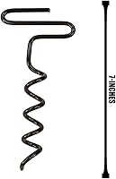 Vista 8 de RHINO OUTDOORS Estacas de barrena resistentes para persianas y lonas, paquete de 4, color plateado