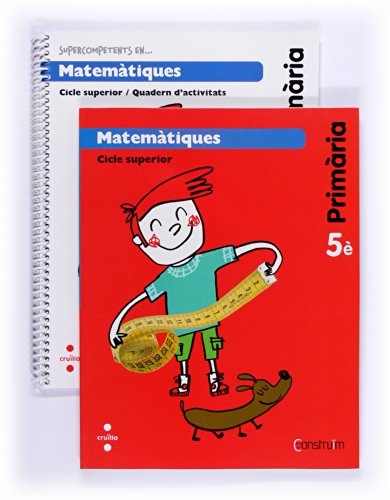 Portada de Matemàtiques . Construïm 5º Educacion Primaria Ed 2014