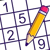 Pencil, Eraser, & hints Sudoku Classic Puzzle Game For Kids & Adults