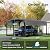12x20FT Metal Carport Heavy Duty, 2"x2" Galvanized Steel Frame & 29-Guage Leakproof Roof, All-Weather Resistant 140MPH | 40 PSF Snow Bearing, Outdoor Car Shed for Vehicles, Outdoor Storage,Black
