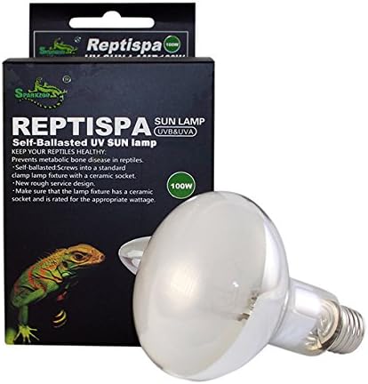 Reptispa UV Sun Lamp 100 Watts - UVB & UVA Self-Ballasted Lamp