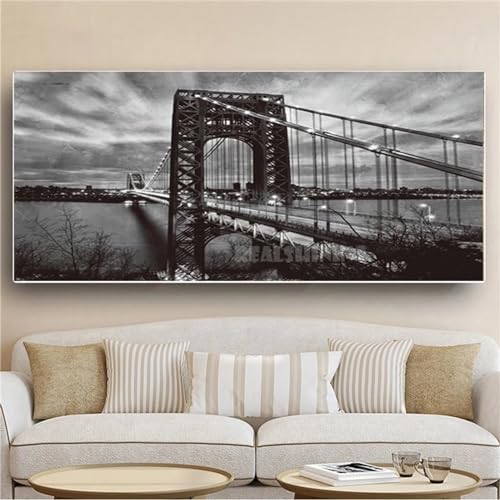 Peinture Diamant Adulte pour sublimer votre salon avec un grand paysage mural