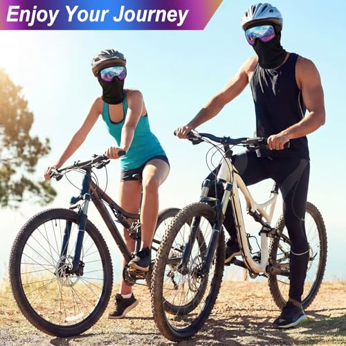 Image of Chicingyou 2 Pack Dirt Bike Goggles with 2 Balaclava Masks, Atv Motocross Motorcycle Goggles, UV Protection for Men Women