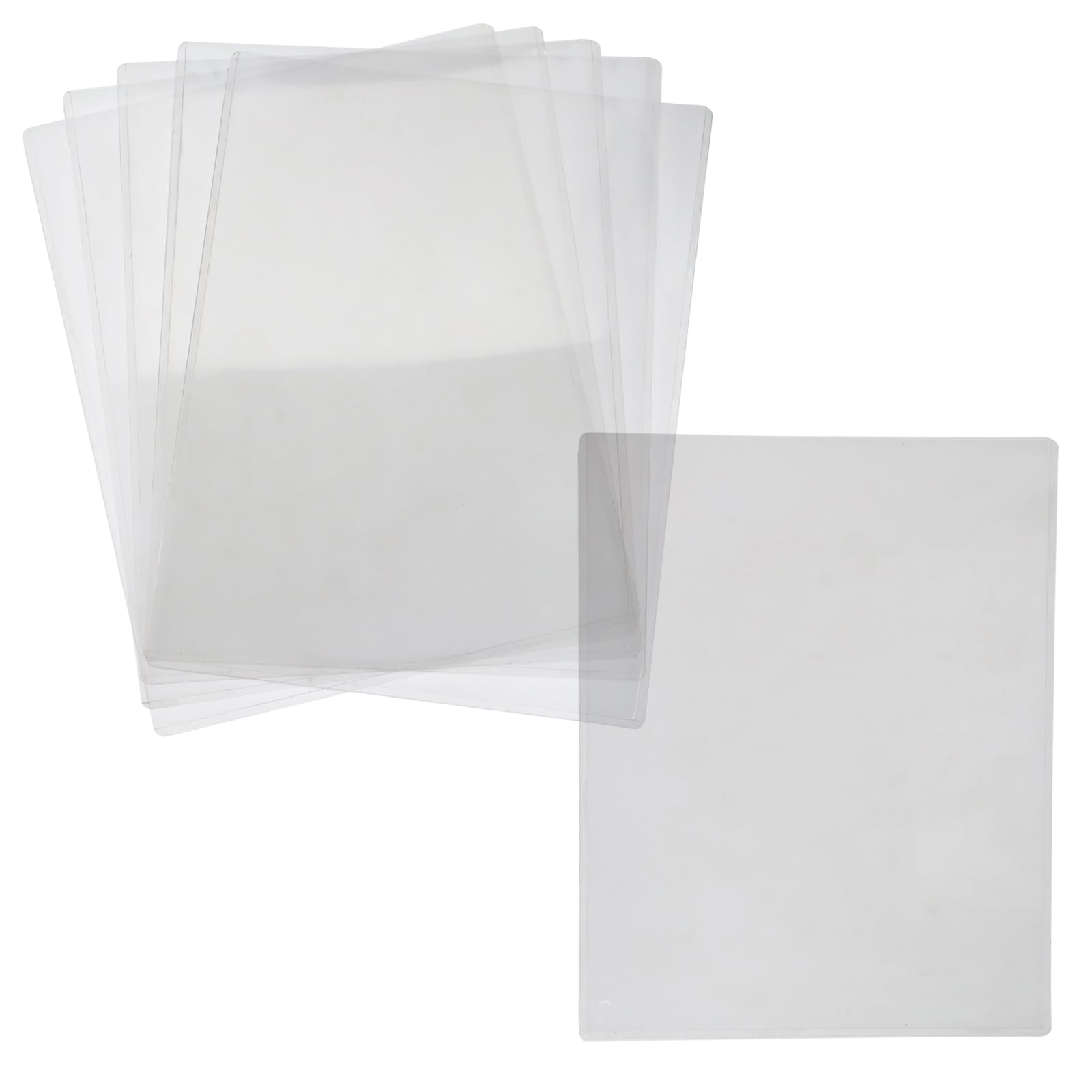 KRISMYA 6 Pack Clear Document Protectors, 8.5 x 11 inches Rigid Print Protectors Hard Plastic Sleeves Page Sheet Protectors for Photo Birth