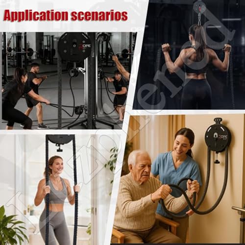 Entrenador de cuerda sin fin para entrenar la fuerza en tu gimnasio en casa 7