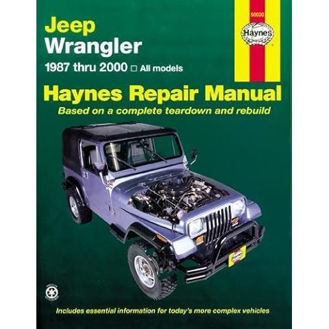 Jeep Wrangler 1987 - 2011 Repair Manual (Haynes Repair Manual (Paperback)) Cover