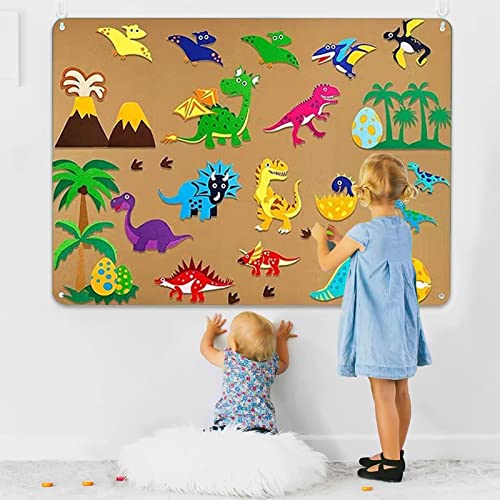 Placa de feltro - Conjunto de storyboard tridimensional de 3,44 pés,Brinquedos didáticos para pendur