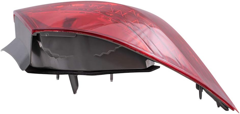Brock Tail Light for 2006-2007 Accord Sedan Red Lens Quarter Mounted 33551SDAA32 Left HO2818130