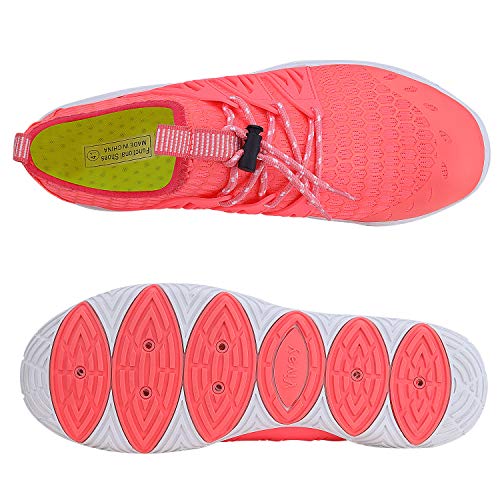 Image of MAYZERO Water Shoes Men Women Swim Surf Shoes Beach Pool Shoes Wide Toe Hiking Aqua Shoes Winter House Slippers