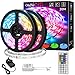 Price comparison product image Olafus 20M RGB LED Strip Lights, Music Synch LED Light Strip with 44 Keys Remote, 5050 LED 30 LEDs/M Dimmable Color Changing Light Strips, Rope Lights, Colored Strip Lighting for Party, Bedroom