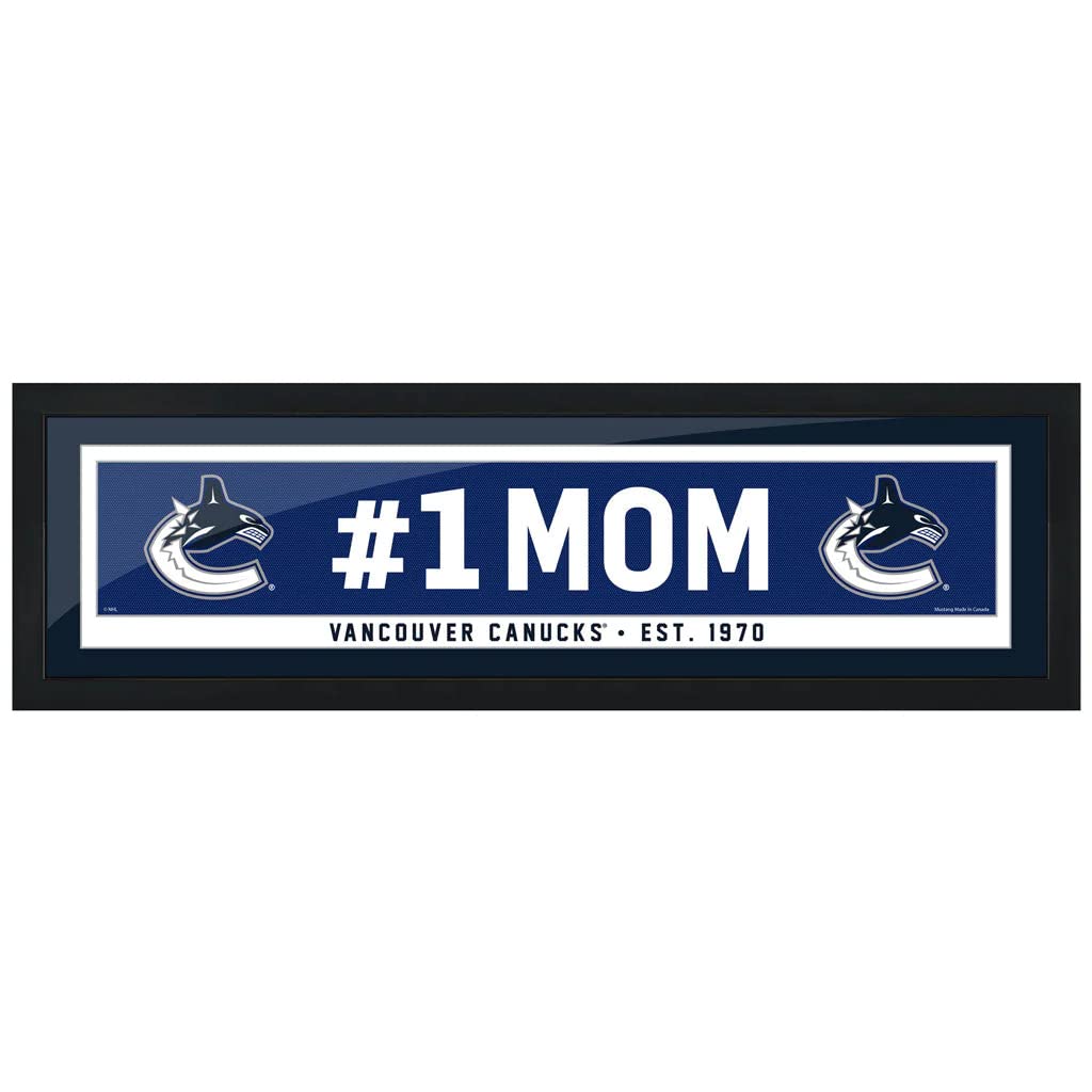 Vancouver Canucks #1 Mom 6x22 Frame