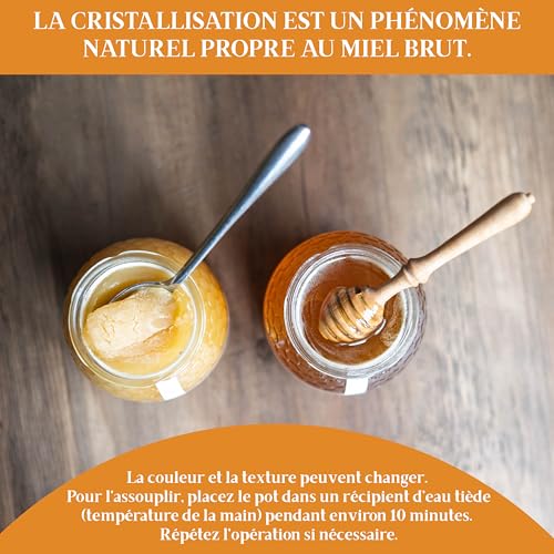 Miel de thym brut bio 1kg non pasteurisé notes herbacées - 6