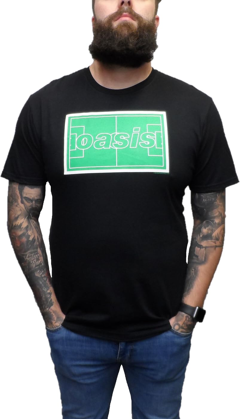 Mazeys Mens Official Oasis T Shirt… (UK, Alpha, XXL, Regular, Regular, Maine Road)