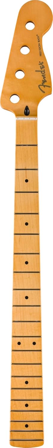 Player II Series Precision Bass Neck, 22 Medium Jumbo Frets, Maple, 9.5", Modern "C"