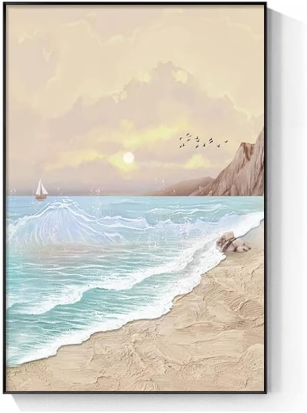 [XLOYP] インテリア絵画 モダン ポスター 装飾画 植物 絵画 自然風景絵画 アートフレーム絵画 リビングルーム 部屋飾り 壁