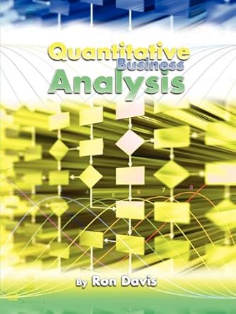 Quantitative Business Analysis: Davis, Ron: 9781935551324: Books ...