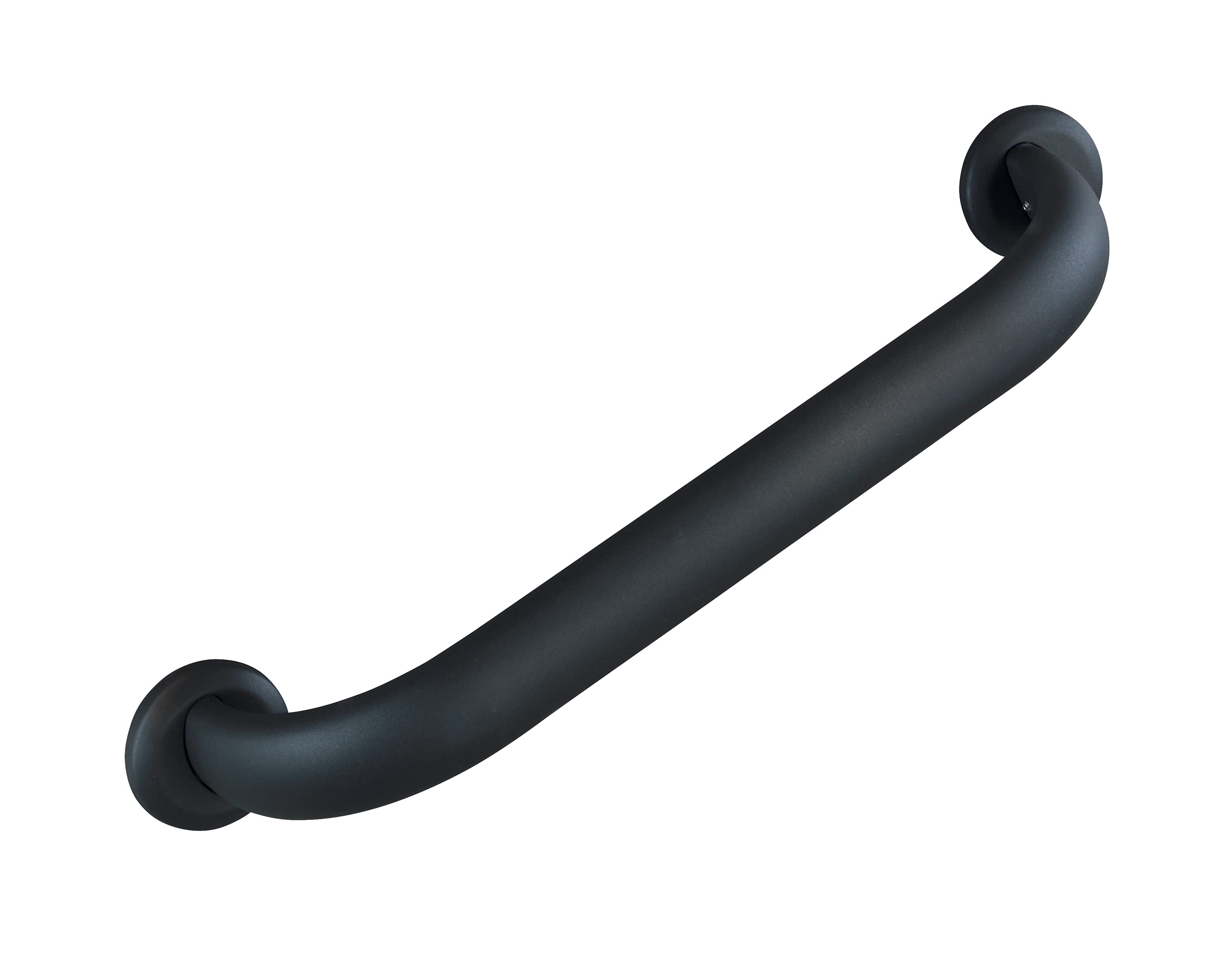 WENKO, Wall Grip Secura, Aluminium, Bathroom and Shower Safety Grab Bar, Toilet Aid for Children, Elderly & Disabled, 47.5x7x12cm, Anthracite Grey