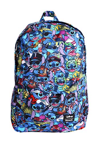 Loungefly x Disney Lilo and Stitch Costume All Over Print Backpack