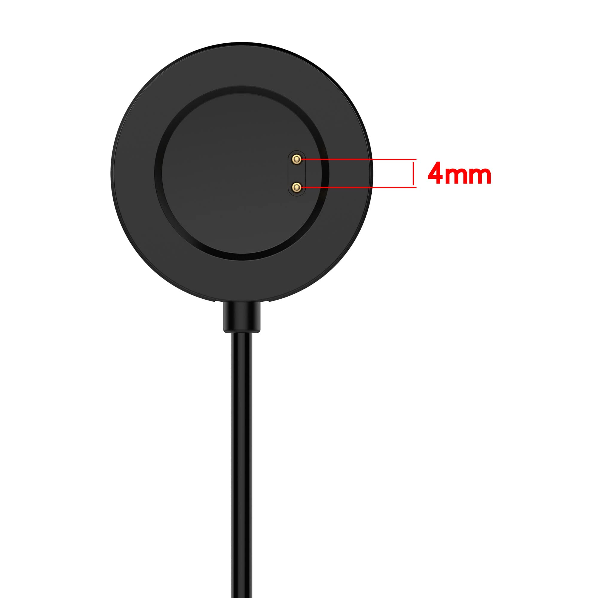 FitTurn Charging Cable Compatible with SKG V9 Pro, V9 SmartWatch- Replacement (3.3ft) Charger USB Cord Cable Charger for SKG V9 Pro, V9 Charger Cable Accessory (Black)