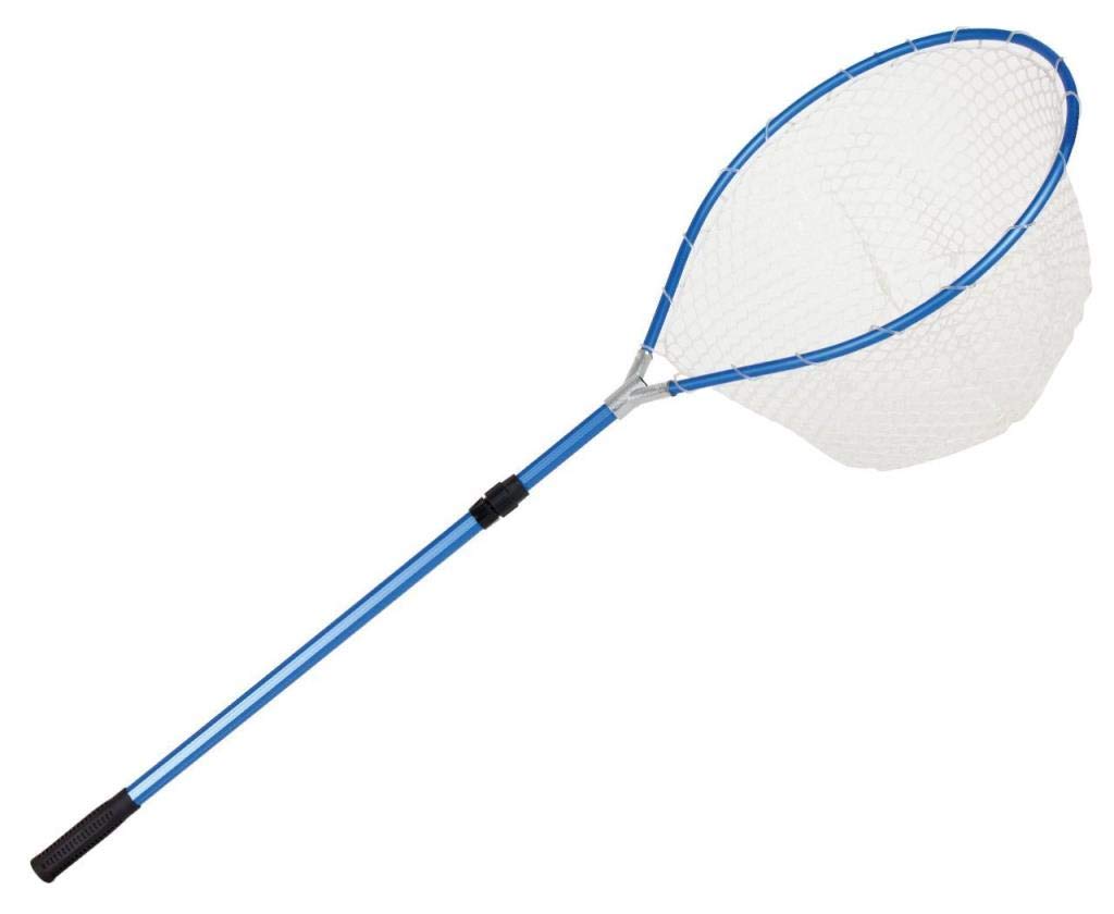 Lineaeffe Guadino da Pesca Guadino Barca 2 125 cm 2 Sezioni 56 x 49 x 30 cm Rete in Silicone per Tutte Le Tecniche di Pesca Sia in Mare Che Fiume e Lago