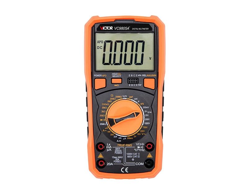 Image of Victor /RuoShui VC9805A+ Multimeter High Precision Digital 2000uF capacimeter 10MHz Frequency Temperature and inductance Measuring with LCR Tester(Victor VC9805A+)