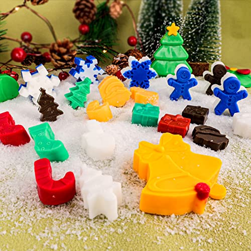 Christmas Silicone Molds Christmas Chocolate Molds Candy Molds For Baking Sweet Treats,Cake Xmas Gift Handmade Soap Candles With Shape Of Christmas Tree, Santa Head Party Decoration Red,Green,Blu #TOP4