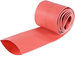 Tool parts Heat Shrink Tubing 35mm Dia 57mm Flat Width 2:1 Ratio 1m - Red