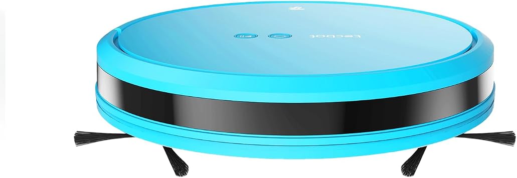 2-in-1 Robot Vacuum Cleaner for Home Slim Body 1800 Pa Suction 100min Runtime Self-Charging Robotic Vacuum and Mop Compatible with WiFi/APP/Button/Remote Control Ideal for Hard Floor, Pet Hair (blue)