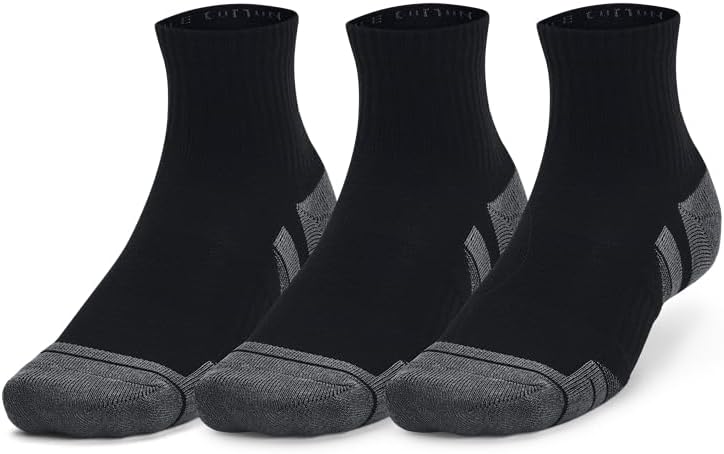 Under Armour unisex-adult Unisex Ua Performance Tech 3-pack Quarter Socks