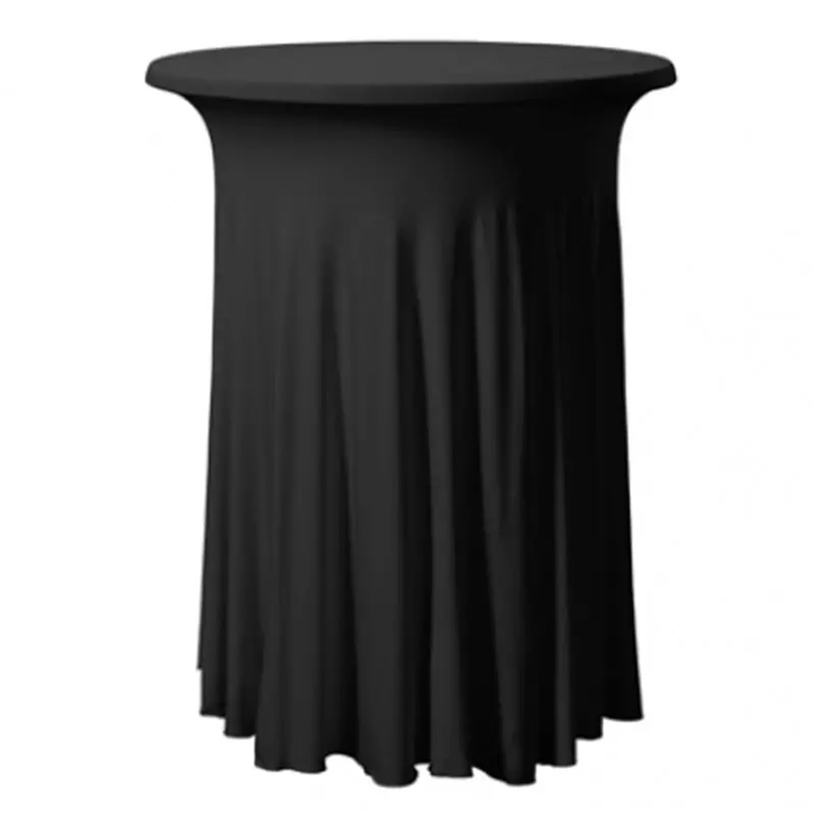 MFESFCS Round Table Cloth Round Spandex Cocktail Tablecloth