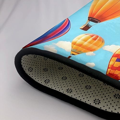 Tapis enfant doux montgolfière pour protéger les pieds du froid
