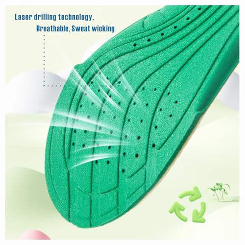 Image of Kids Insoles Memory Foam Sport Child Replacement Insole,Shoe Sole Inserts,Comfy, Breathable. (1, Blue, Little kids1.5-3)