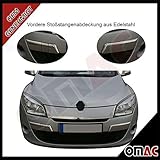 renault megane 3 rs fahrwerk Material: 304 Edelstahl Chrom Vordere Stoßstangenabdeckung aus Edelstahl Chrom, 4 Teilig