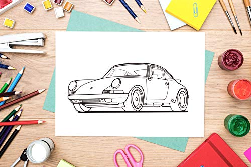 Independently Published Derrick, Lance Classic Cars Coloring Book: A Collection Of 50 Iconic Classic Cars thumb #5