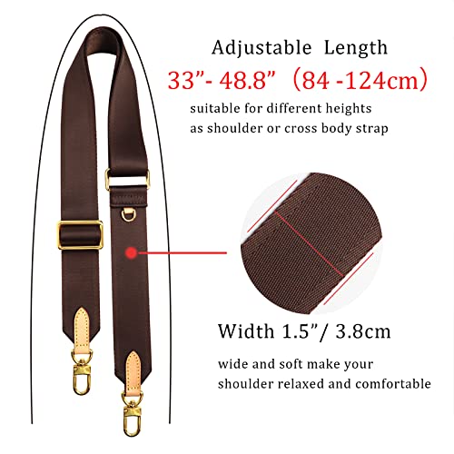 Image of Multi Pouchette Accessories Adjustable Strap, Crossbody Shoulder Purse Strap Replacement, Wide Luxury Bag Strap