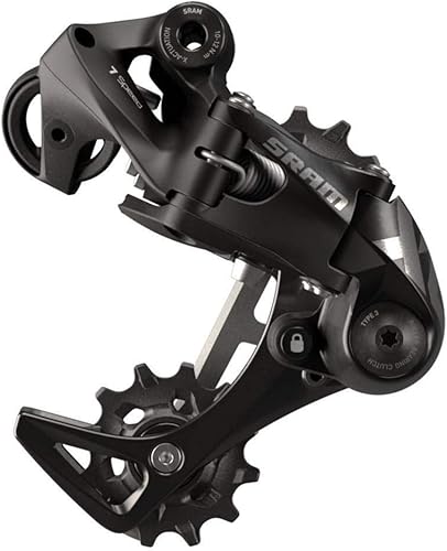 SRAM Cambio trasero X01 DH - 7 velocidades, jaula media, negro, con embrague, A3