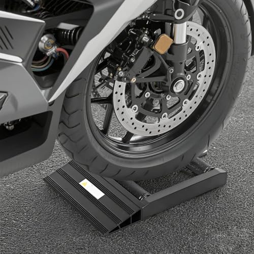 Jack Boss Motorcycle Roller Cleaning Stand, Bike Roller Stand for Tire Cleaning and Chain Cleaning, Aluminum Motorcycle Wheel Roller Stand Black by Jack Boss - Image 7