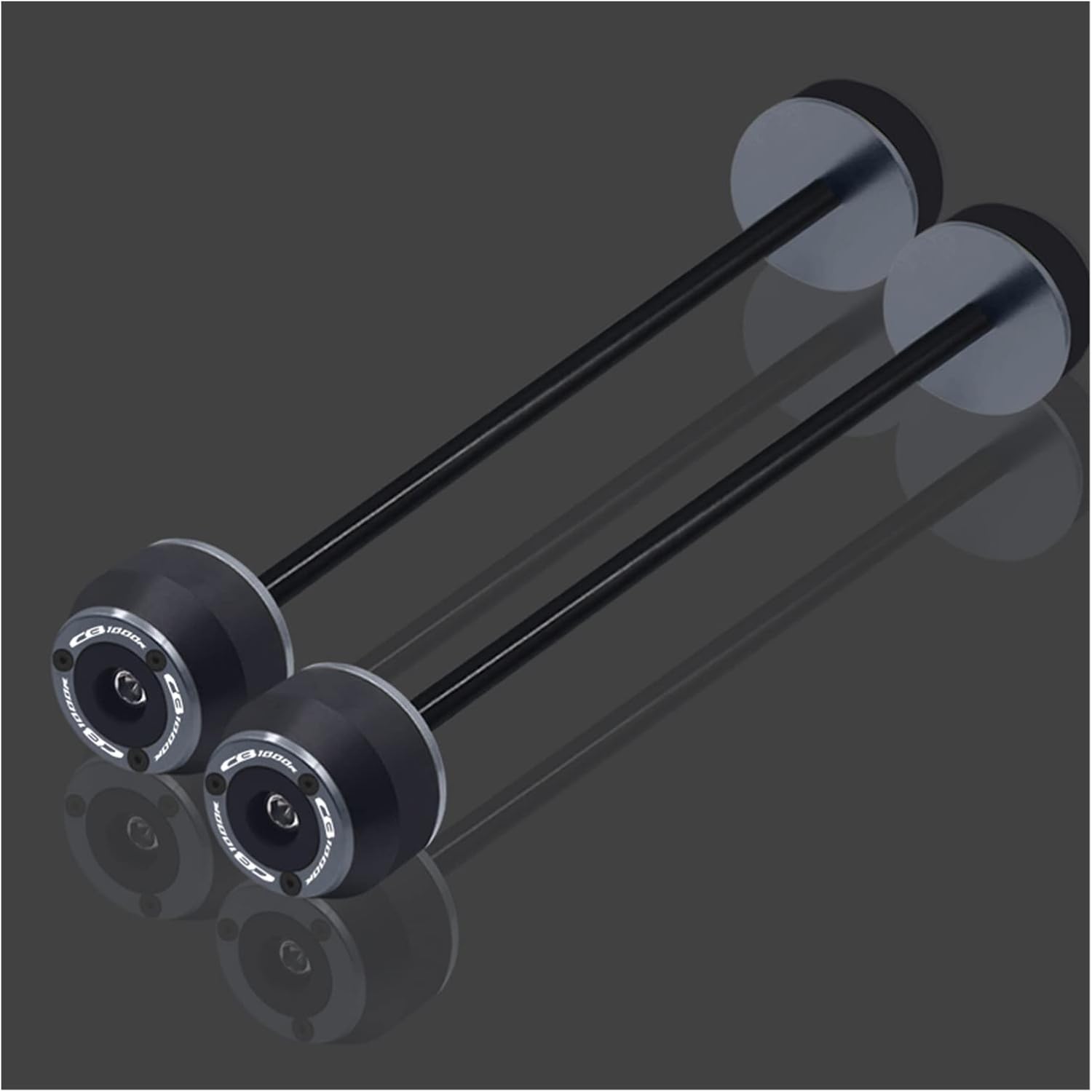 Protector for H-ONDA CB1000R CB 1000R Cb1000r 2018 2019 2020 Motorcycle Accessories Wheel Rear Front Axle Fork Slider Protector Parts (Color : 1 Pair Titanium)